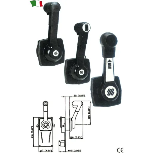 Picture of Lever Command For Sailboat Ballast Compartment