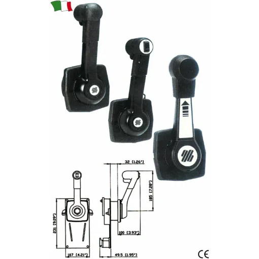 Picture of Single-Lever Command For Trim Partition