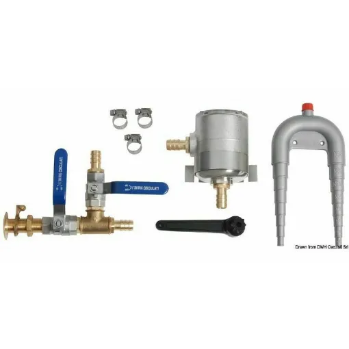 Picture of Composed of fittings, valves, filter, and anti-siphon. Tube to be used Ã˜ 16 mm.