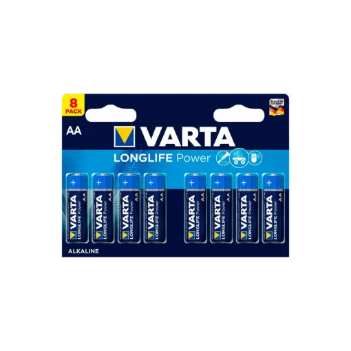 Picture of 8 LR6 AA VARTA Long Life Batteries