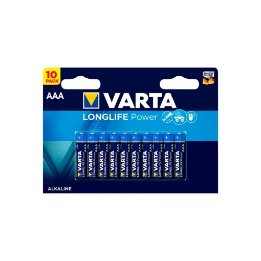 Picture of 10 LR03 AAA VARTA Long Life Batteries