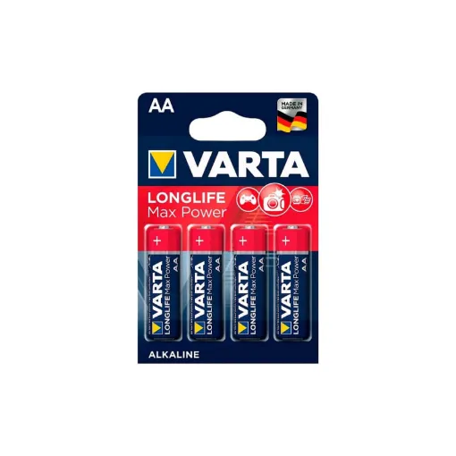 Picture of 4 LongLife VARTA AA Max Power Alkaline Batteries