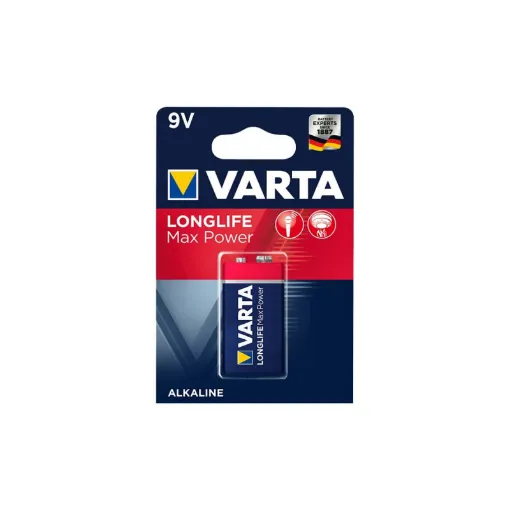 Picture of VARTA 9V Max Power Alkaline LongLife Battery