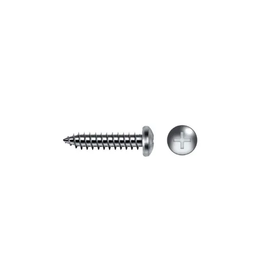 Picture of Box of 250 Round Head Cross Recess Screws CELO REF 7981 4 2X25mm ZINC-PLATED