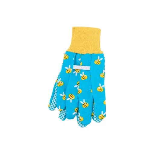 Picture of Gardening gloves - For children - One size 18cm - Blue