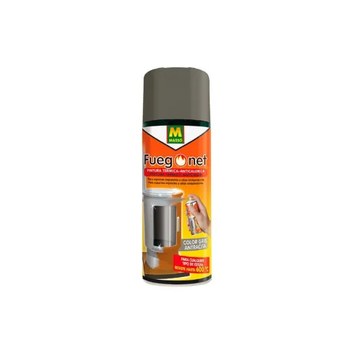 Picture of High temperature paint MASSO - 400ml - Grey - 06568