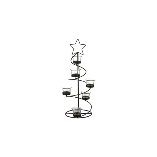 Picture of Candle holder - Christmas tree - Black - 47x17cm