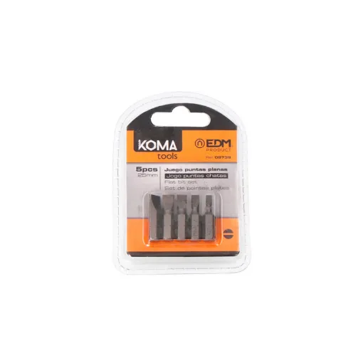 Picture of KOMA 5-piece Bit Set - Flat - 25mm - 08739