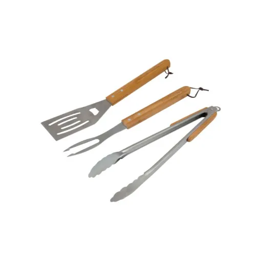 Picture of Kit 3 utensils CAMPINGAZ - for barbecue - wooden handle