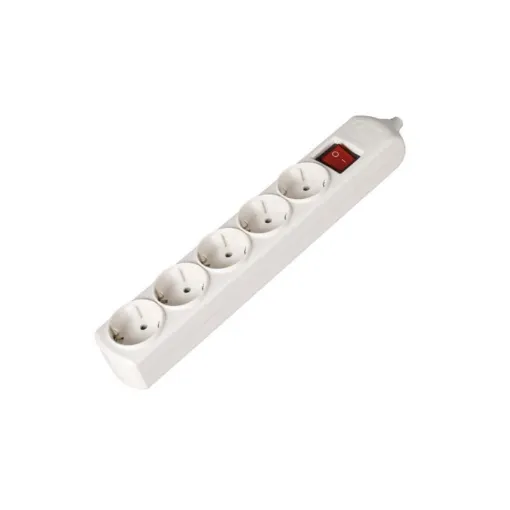 Picture of Bipolar block 5 sockets with switch 41217