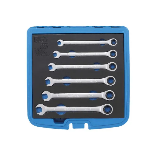 Picture of BGS TECHNIC Ratchet Combination Spanner Set - 8 - 13 mm - 6 pcs - 6502