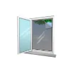 Picture of Mosquito netting CONFORTEX for window - 130x150 cm - Black