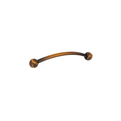 Picture of SIRO Zamak Furniture Handle - 140 x 86 mm - Brushed Antique Brass