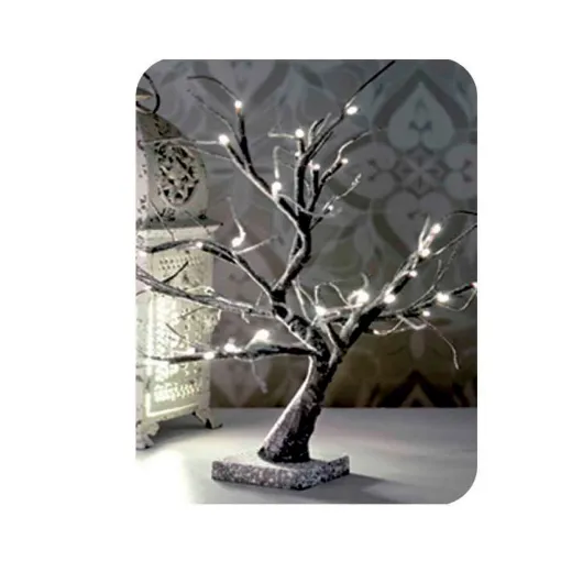 Picture of 3D snow-covered sakura tree 45cm warm white (battery operated 3xAA) indoor EDM