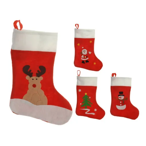 NO DISPONIBLE - Christmas Stocking 48cm Assorted Colors - 71656 product image