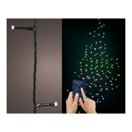 Picture of Bluetooth multicolour dancing LED garland 24.9m 200 LEDs.