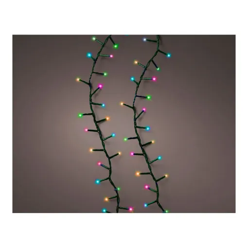 Picture of Compact multicolour pastel flashing LED garland 750 LEDs green cable 21m