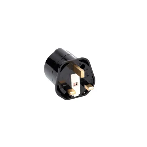 Picture of Adapter - UK-European Plug - Black - EX040