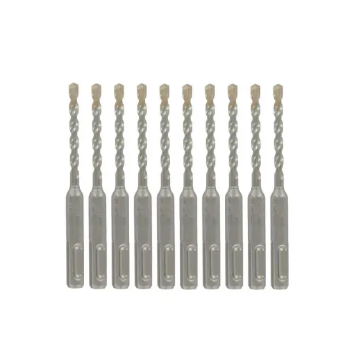 Picture of Set of 10 SDS+ drill bits 2 cutting edges AEG 5x110mm 4932352256