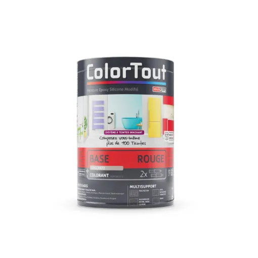 Picture of Colortout SOLOPLAST base paint - Glossy red - 460ml