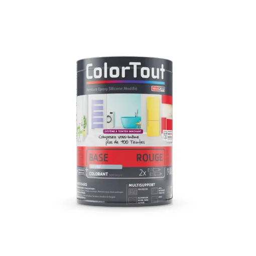 Picture of Colortout SOLOPLAST base paint - Satin red - 460ml