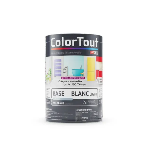 Picture of Colortout SOLOPLAST base paint - Light satin white - 460ml