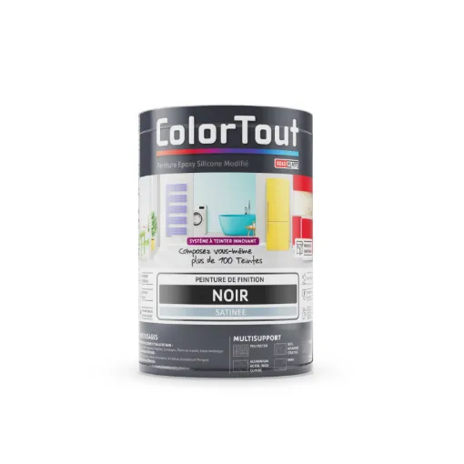 Picture of Colortout SOLOPLAST finishing paint - Satin black - 500ml