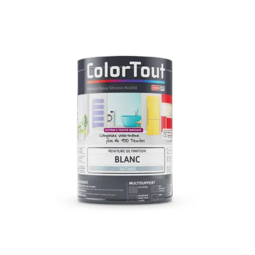 Picture of Colortout SOLOPLAST finishing paint - Satin white - 500ml