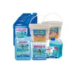 Picture of Pack MAREVA Kit Rev-Aqua 60 to 90 m3 - pack of 6 Ravatop 12% Algaecide - TAC Booster - Liquid Clarifier 5 L - pH Stabiliser