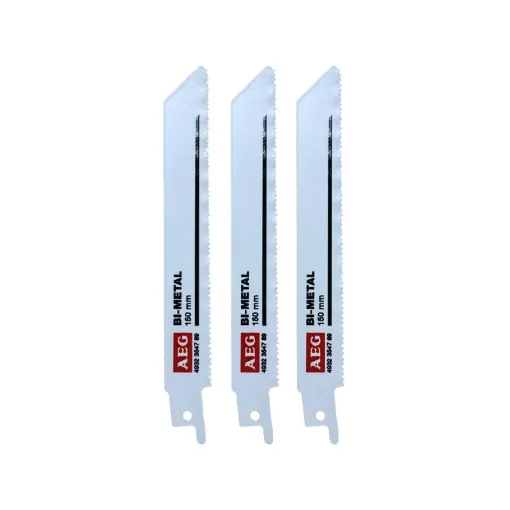 Picture of Set of 3 AEG reciprocating saw blades 1.8x150mm S922BF