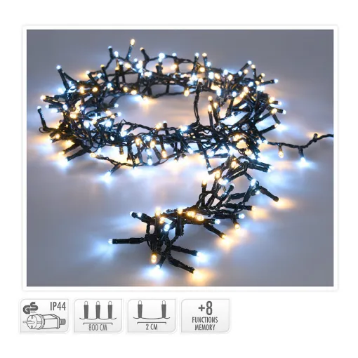 Picture of Snake garland 400 LEDs 11m cold and warm light