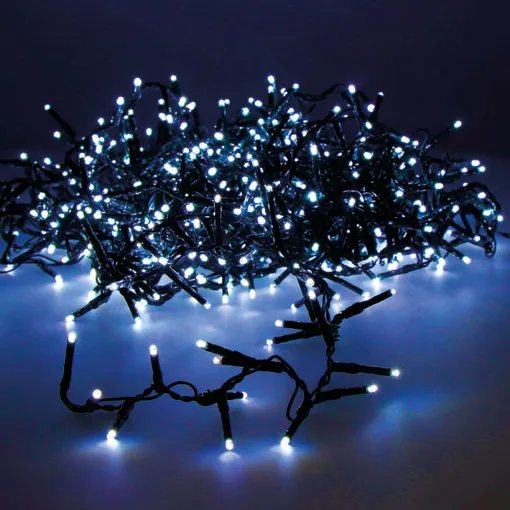 Picture of Compact flashing green-blue LED garland 750 LEDs green cable 21m