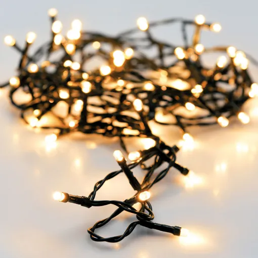 Picture of 24 LED garland with warm white batteries 2 30m