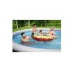 Picture of [NEVER USED] BESTWAY Round Self-Supporting Pool - 396 x 84 cm - 7340 L - Rattan Pattern - Fast Set - 57376