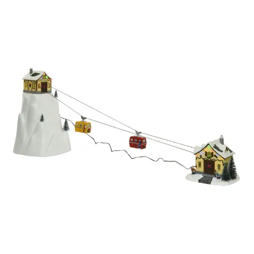 Picture of Christmas scene adventures in the snow 31.5x32.5x53cm 16 LEDs