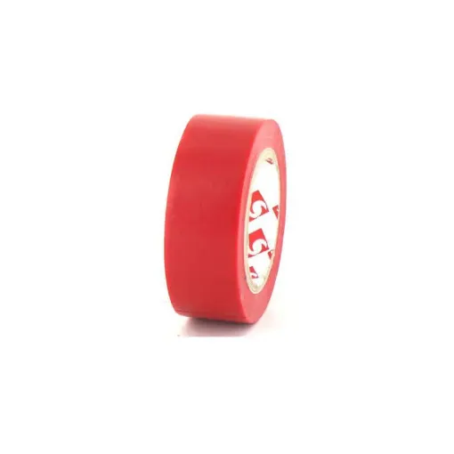 Picture of Pack of 5 SCAPA electrical adhesive tapes - PVC - 19mm - 2702-19-red