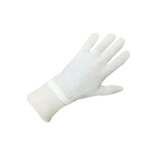 Picture of Pack of 10 pairs of beige cotton gloves Size XL/10 EP 4105