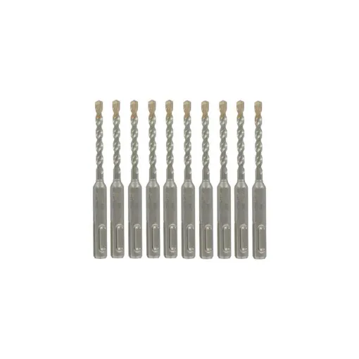 Picture of Set of 10 SDS+ drill bits 2 cutting edges AEG 5.5x110mm 4932352257