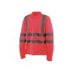 Picture of High visibility polo - Long sleeves - Fluorescent red - L