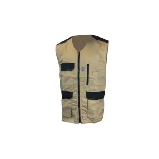 Picture of CEPOVETT Kargo pro light work vest - beige and black - Size 1