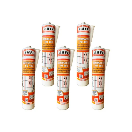 Picture of Polyurethane adhesive mastic EMFI PU 403 - white 300ml x5