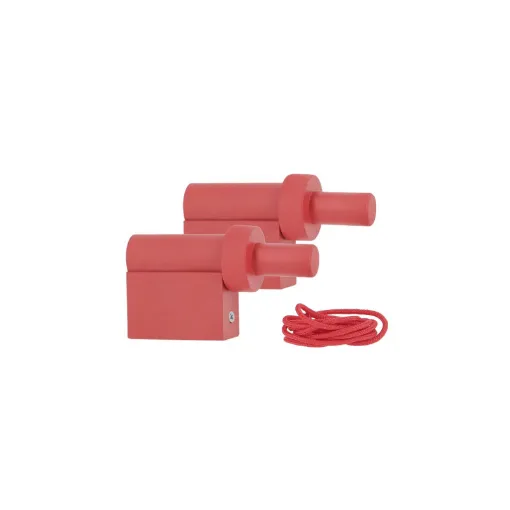 Picture of Lot 2 supports wood and rigging MOBOIS Boreal set - chili red - 1024374