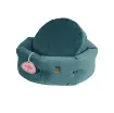 Picture of Chambord ZOLUX Cat Basket - Chesterfield Velvet - Diameter 41cm - Peacock Green - 500243