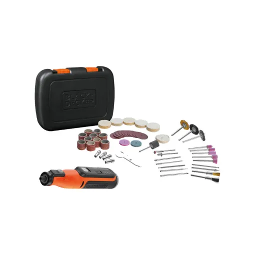 Picture of Cordless rotary multi-tool BCRT8IK-XJ 7.2 V BLACK+DECKER - 53 accessories - 84410