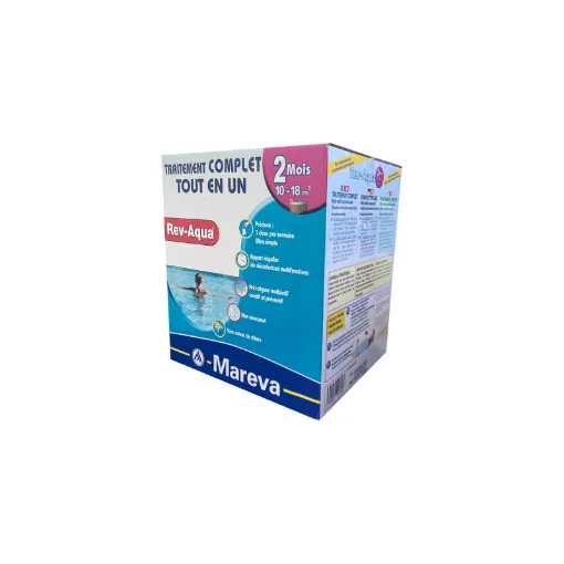 Picture of Rev-Aqua MAREVA - Treatment for pools of 10 to 18 m3 - 2 months - 140041U