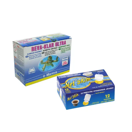 Picture of Pack Mareva Clarifying Cartridges Reva-klar - 1 kg - Disposable Pre-filters Net’Skim