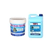 Picture of Pack MAREVA Long-lasting disinfectant Reva-Klor tab long 2 - 5kg in 500g tablets - Top 3 Multi-action anti-algae - 5 L