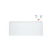 Picture of ADAX Connected Electric Radiator in Tempered Glass - White - 1000 W - 809x330x91mm - IVER H 10 KWT