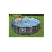 Picture of Round tubular pool BESTWAY - 366 x 100 cm - 9,150 L - wood pattern - Steel Pro Max - 5614x