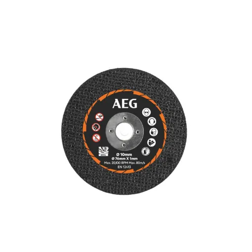 Picture of 5 AEG abrasive cutting discs - 76mm - AAKMMMC05